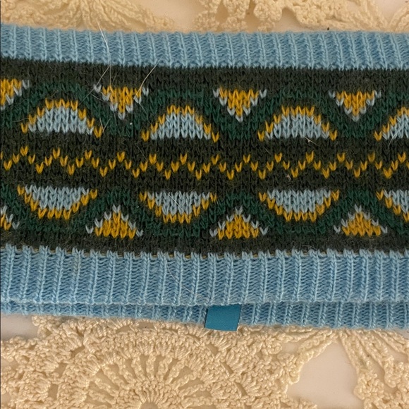 Prana Blue and Yellow Patterned Headband - Picture 3 of 5